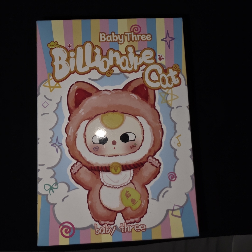 Baby Three Billionaire Cat Series Plush Blind Box